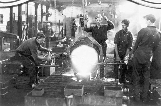 Pouring the frame